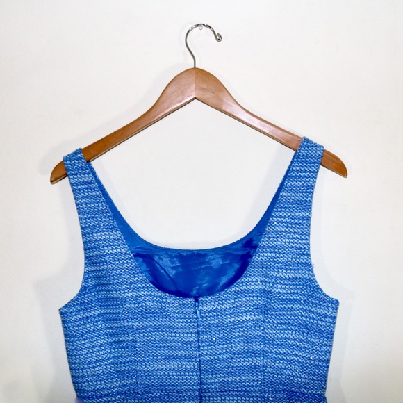 J.Crew Blue Mini Sheath Dress in Sequin Tweed - Picture 5 of 8